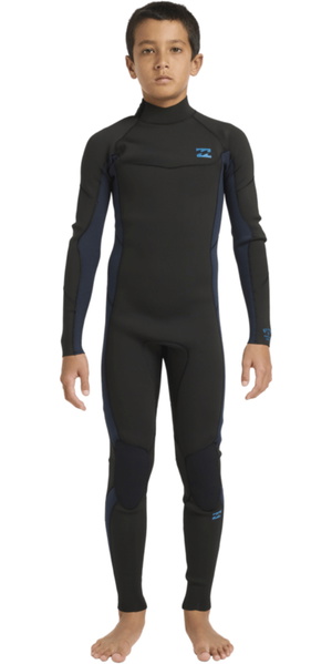 2026 Billabong Junior Absolute 4/3mm Back Zip Wetsuit 24CW211603 - Ocean